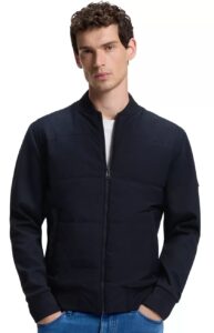 Image of sale on Men’s Cotton-Blend Zip-Up Padded Jacket