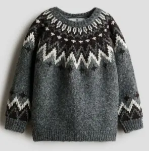 Image of sale on Jacquard-Knit Sweater