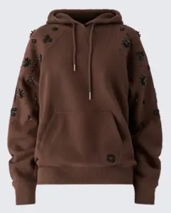 Image of sale on Embellished Cotton Hoodie