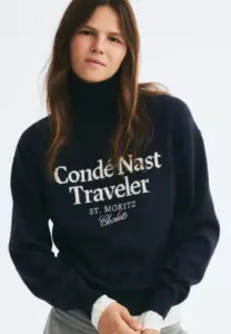 Image of sale on Motif-Detail Turtleneck Sweater