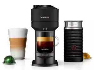 Image of sale on Vertuo Next Coffee and Espresso Maker by De’Longhi, Matte Black with Aeroccino Milk Frother