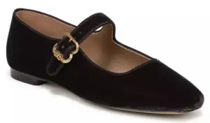 Image of sale on Women’s Michaela Velvet Mary Jane Flats