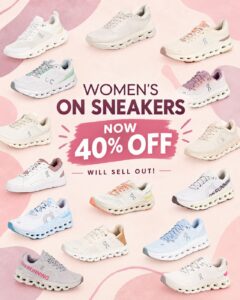 Image of sale on Women's on Sneakers 40% off