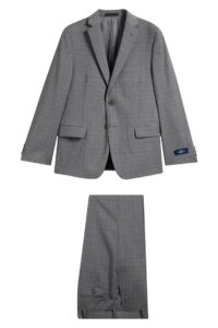 Image of sale on Kids’ Plaid Stretch Wool Suit