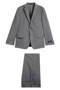 Image of sale on Kids’ Plaid Stretch Wool Suit