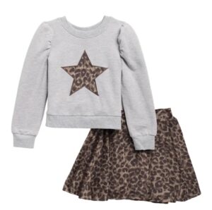 Image of sale on Kids' Star Sweatshirt & Skirt Set