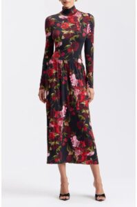 Image of sale on Long Sleeve Jersey Maxi Dress