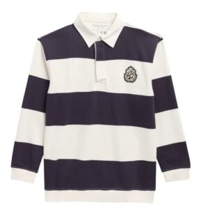 Kids' Stripe Rugby Shirt Size 9-14