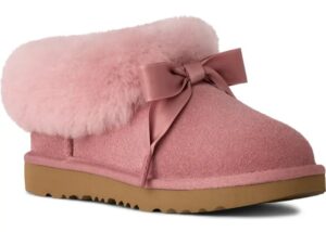 Image of sale on Kids' Bailey Genuine Shearling Collar Slipper