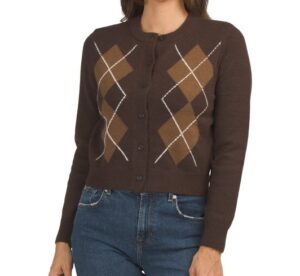 Image of sale on Argyle Cardigan
