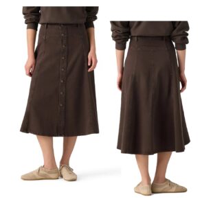 Image of sale on Yoked Western Midi Skirt