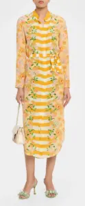 Image of sale on Molly Printed Long-Sleeve Dress