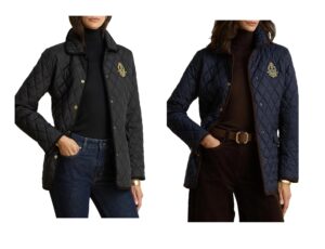 Image of sale on Quilted Crest Snap Front Jacket