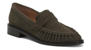 Image of sale on Suede Ruching Loafers
