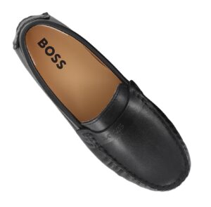 Image of sale on Boy's Logo-Embossed Leather Penny Loafers, Kid